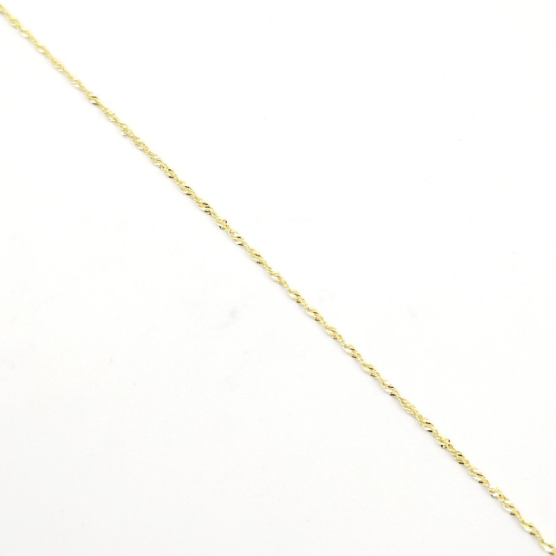 CADENA SINGAPUR 020. PESO: 1.10 GR 50CMS